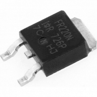 IRFR220NPBF, Полевой транзистор, N-канальный, 200 В, 5.0 А, 43 Вт, 0.5 Ом