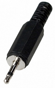 1-000, (NP-101), Разъем аудио 2.5мм шт моно пластик на кабель