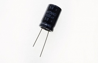 EHR102M50B, Конденсатор электролитический (1000мкФ 50В 20% 105гр 16х26мм)