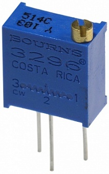 3296Y-1-103LF, Резистор подстроечный (10кОм 10% 25об.)