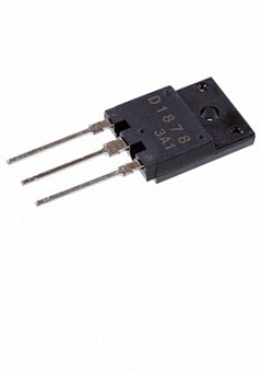 2SD1878, Транзистор биполярный (NPN 1500В 5A TO3PF)
