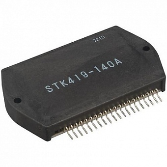STK419-140A, Микросхема УНЧ (УМЗЧ) аудио (SIP20)