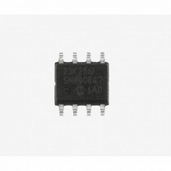 23K256-I/SN, Микросхема памяти SRAM (SERIAL 256KБ 2.7В SO8)