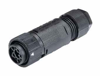 Разъем RST16I5 S B1 ZT6 SW, Розеточный разъем на кабель диам. 7,1-13 мм, IP68(69k), 5 полюсов, цвет: