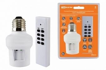SQ1508-0201, ПУ3-П1.1-Е27 (1 приемник) комплект для беспроводного управления освещением Уютный дом