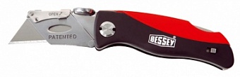 DBKPH-EU Нож складной строительный, быстрая замена лезвий, отсек для запасных лезвий, пластиковая ру