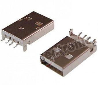 L-KLS1-180B-W, Вилка USB тип A на плату