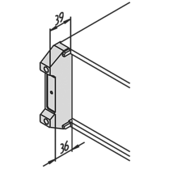 24576-393, FOOT BLACK 3U (FOR HOOD) PPRO