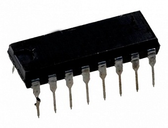 КР1109КН15, Микросхема  6-и разрядный драйвер цветных вакуумных индикаторов (DIP-16)