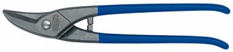 D208-275 Ножницы по металлу, закруглённые лезвия, правые, рез: 1.0 мм, 275 мм, круговой рез