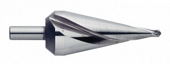Сверло конусное, HSS, d 5-31 мм, спиральная стружечная канавка, трёхплоскостной хвостовик Rotastop 1