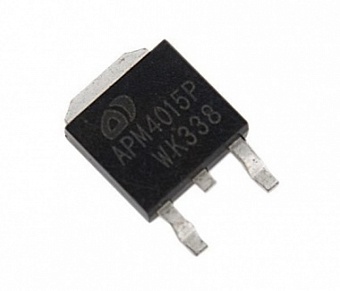 APM4015P, Транзистор полевой  (P-канал -40В -45A TO252)
