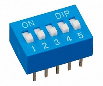 SWD1-5, (KLS7-DS-05-B-00), DIP переключатель 5 поз.