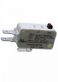 V19S05-EZ100, микропереключатель SPDT 250В 5А фастон 4,7мм 0.98N