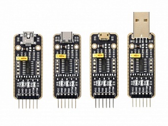 CH343 USB UART Board (type C), Модуль перобразователя USB To UART с высокой скоростью передачи