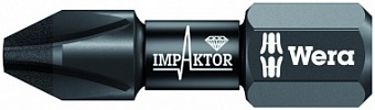 851/1 IMP DC Impaktor PH бита ударная, алмазное покрытие, хвостовик 1/4 C 6.3, PH 1 x 25 мм