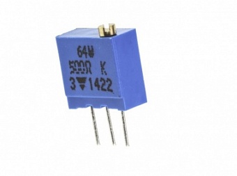 M64W501KB40, Резистор подстроечный (500Ом, 10%)