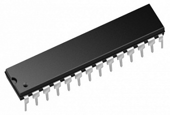 PIC32MX270F256B-50I/SP, Микросхема микроконтроллер (SDIP28)