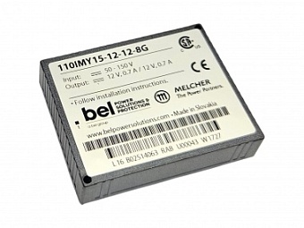 110IMY15-12-12-8G, Конвертор DC/DC (Bel Power Solutions)