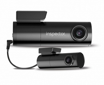 Видеорегистратор Inspector QHD Murena GPS ,комплект 2 камеры на 2 стекла FHD, WiFi ,135°+125°