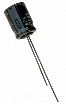 EEUFR1A681, Конденсатор электролитический ((К50-35) 680мкФ 10В 105гр 8х11.5мм low ESR)