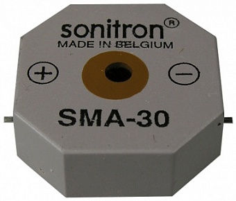 SMA-30-S, пьезоизлучатель с генератором 30мм SMD