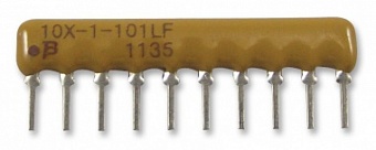 4610X-101-222LF, Резисторная сборка 9 резисторов 2.2кОм ±2% 1.25W ±100ppm/°C, один общий вывод
