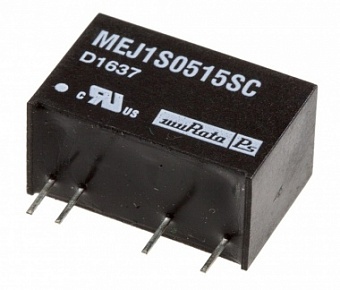 MEJ1S0515SC, DC/DC TH 1Вт 5-15В Single 5.2кВ