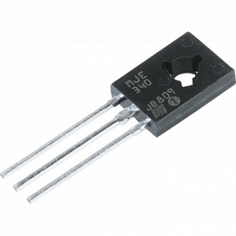 MJE340, Транзистор биполярный (NPN 300В 0,5А TO126)