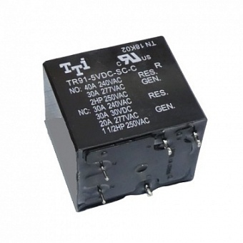 TR91-5VDC-SC-C, Реле электромагнитное 5VDC/20A, 240VAC