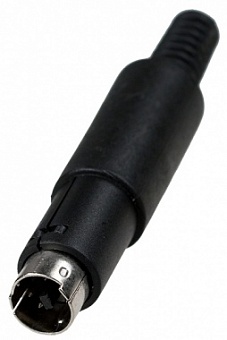 1-430, Разъем mini DIN 5 pin шт пластик на кабель