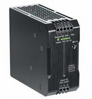 Блок питания WIPOS PS1 24-20, Источник питания, однофазный, 24 V / 20 A, 480 W, диапазон входных нап