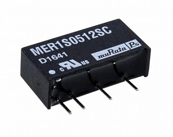 MER1S0512SC, DC/DC TH 1Вт 5-12В SIP Single