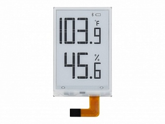 1.9inch Segment E-Paper Raw Display, 91 Segments, I2C Bus, Ideal for Temperature and humidity meter,