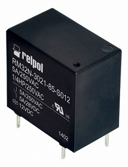 RM32N-3021-85-S012, Реле электромагнитное 12VDC 1 Form A 250VAC/5А