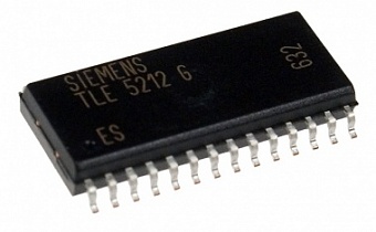 TLE5212G, Микросхема (N-канал 24В 2x0,5A/4x0,05A SO28)