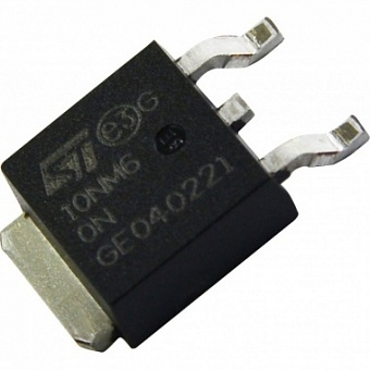 STD10NM60N, Транзистор полевой SMD (N-канал 600В 10А D2PAK)
