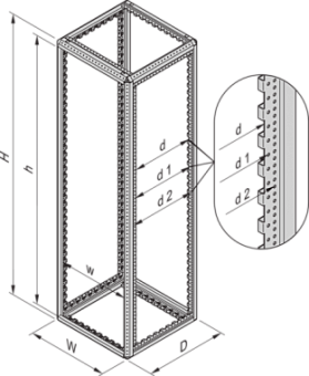 10130-082, VARISTAR 1200H 8X8 IP20 NET+