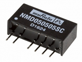 NMD050505SC, DC/DC TH 1Вт 5 to 5 & 5В SIP