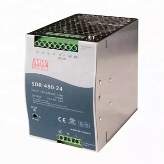 SDR-480-24, Источник питания на DIN-рейку (24В 20А)