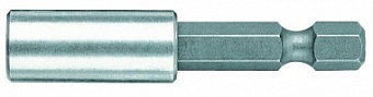 893/4/1 K битодержатель с втулкой из нержавеющей стали, хвостовик 1/4 E 6.3, для бит 1/4 С 6.3,50 мм