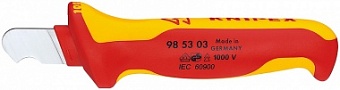 KN-985303, Нож для удаления изоляции круглого кабеля VDE