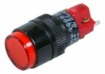 D16LMR1-1abKR кнопка без фикс. 250В/5А, LED подсветка