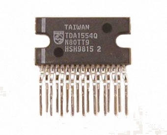 TDA1554Q/N2,112, Микросхема УНЧ (УМЗЧ) аудио стерео класс B (SOT-243-1)
