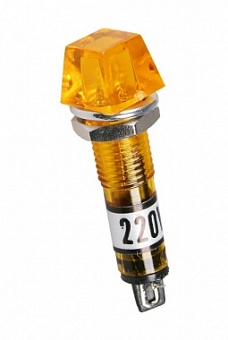 N-815Y, лампа неоновая с держателем желтая 220В