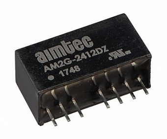 AM2D-2412DZ, Преобразователь DC/DC, на печатную плату, 2 Вт