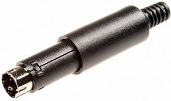 MDN-4M разъем MiniDIN, вилка на кабель (=AF-2030)