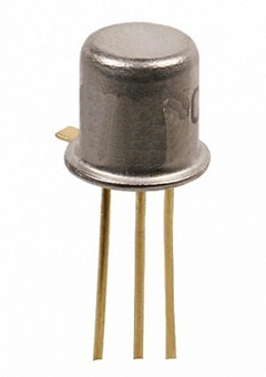 КТ501Г(никель), Транзистор биполярный (PNP 30В 0,3A КТ-17)