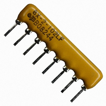 4608X-102-221LF, Резисторная сборка 4 резисторов 220Ом