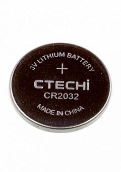 CR2032 (3V), элемент питания дисковый 220мАч 3В, батарейка